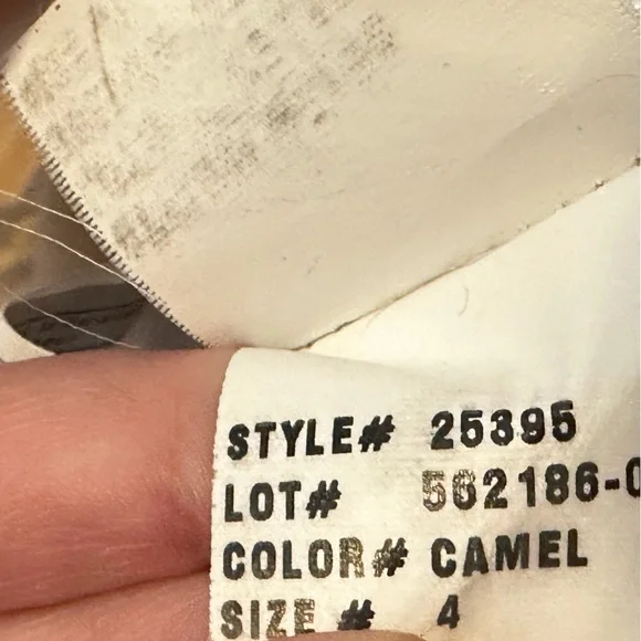 Lauren Ralph Lauren Buckle-Front Walker Coat Wool Tan Women's Size 4 - Picture 8 of 12